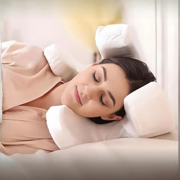 Memory Foam Face Pillow Ergonomic Support Cushion