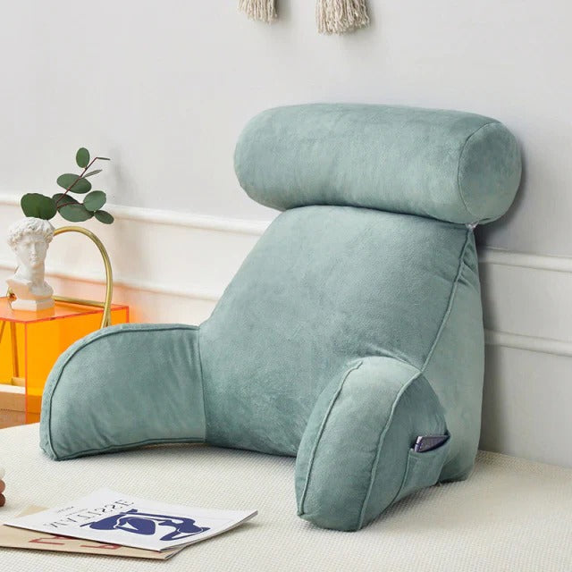 Reading Bed Pillow with Arms Support
