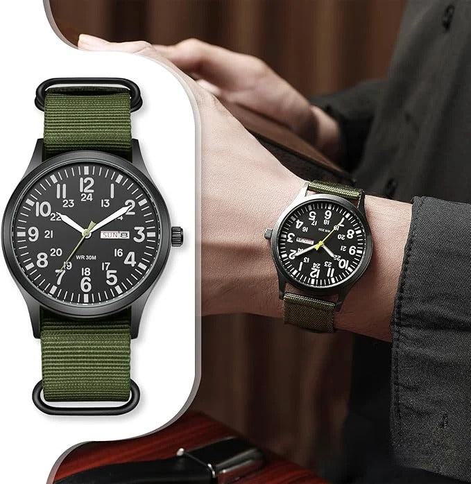 Mens Outdoor Watch Waterproof Scratch Resistant Case
