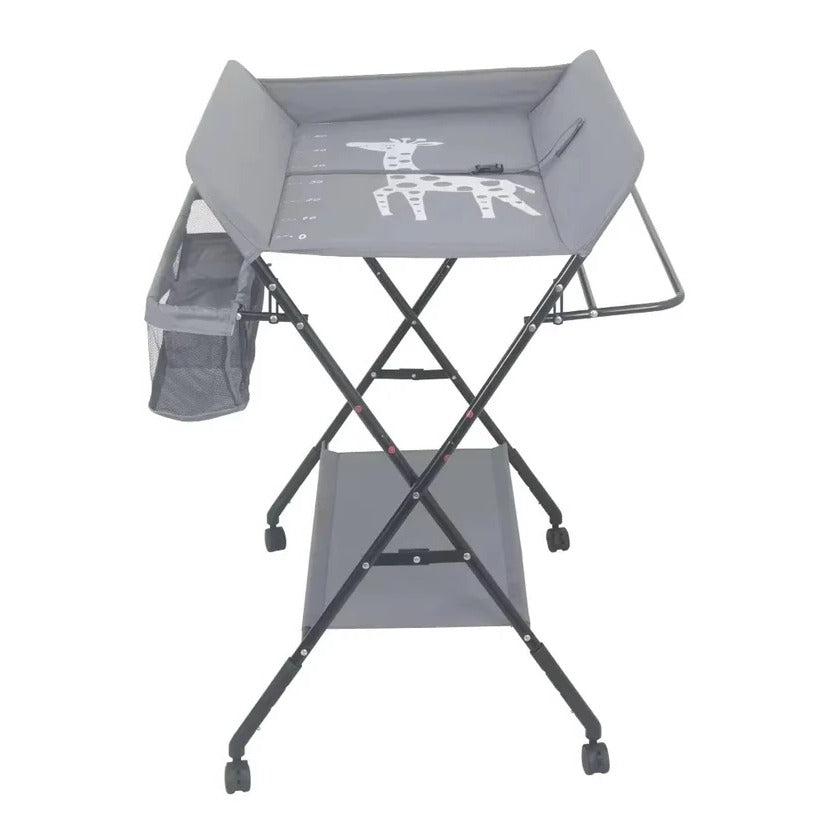 Foldable Baby Changing Table Height Adjustable for Bath Use
