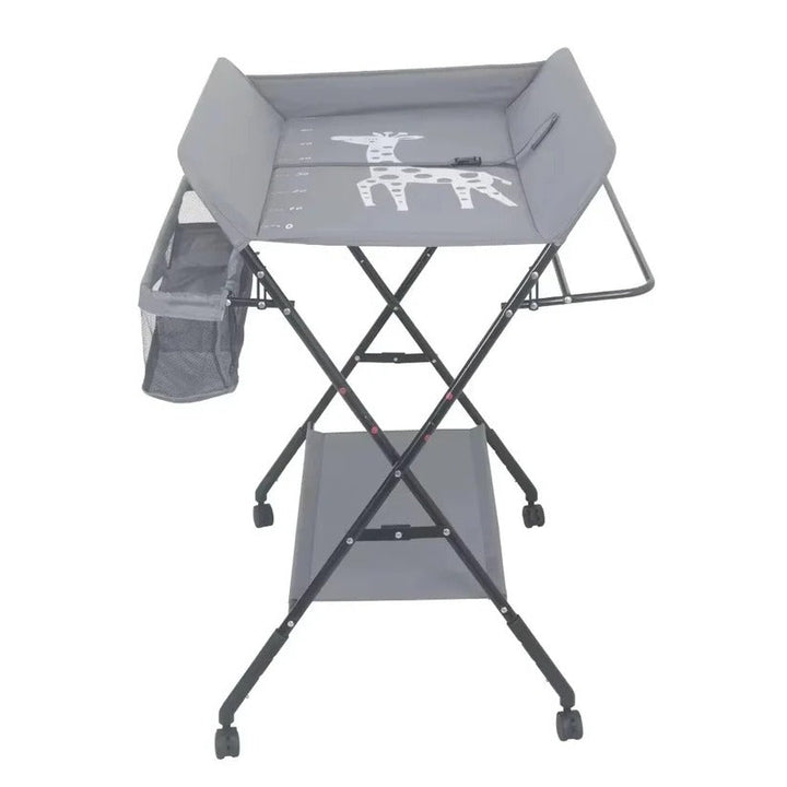Foldable Baby Changing Table Height Adjustable for Bath Use