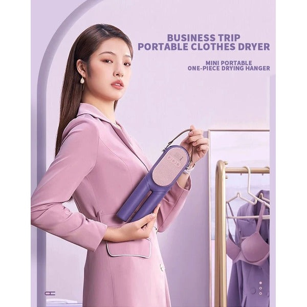 Foldable Electric Clothes Drying Rack with Shoe Dryer and Timer