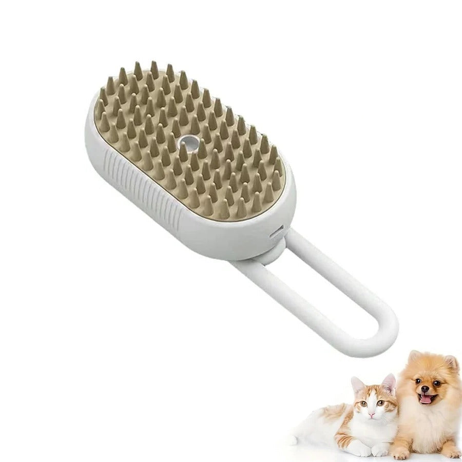 Pet Grooming Brush with Spray Function and Hair Removal Comb - Lenila