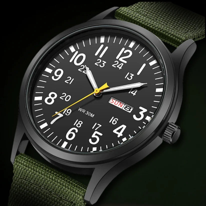 Mens Outdoor Watch Waterproof Scratch Resistant Case