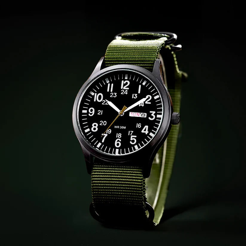 Mens Outdoor Watch Waterproof Scratch Resistant Case