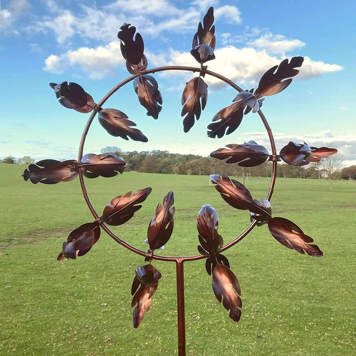 Outdoor Metal Windmill Spinner Kinetic Garden Decor - Lenila