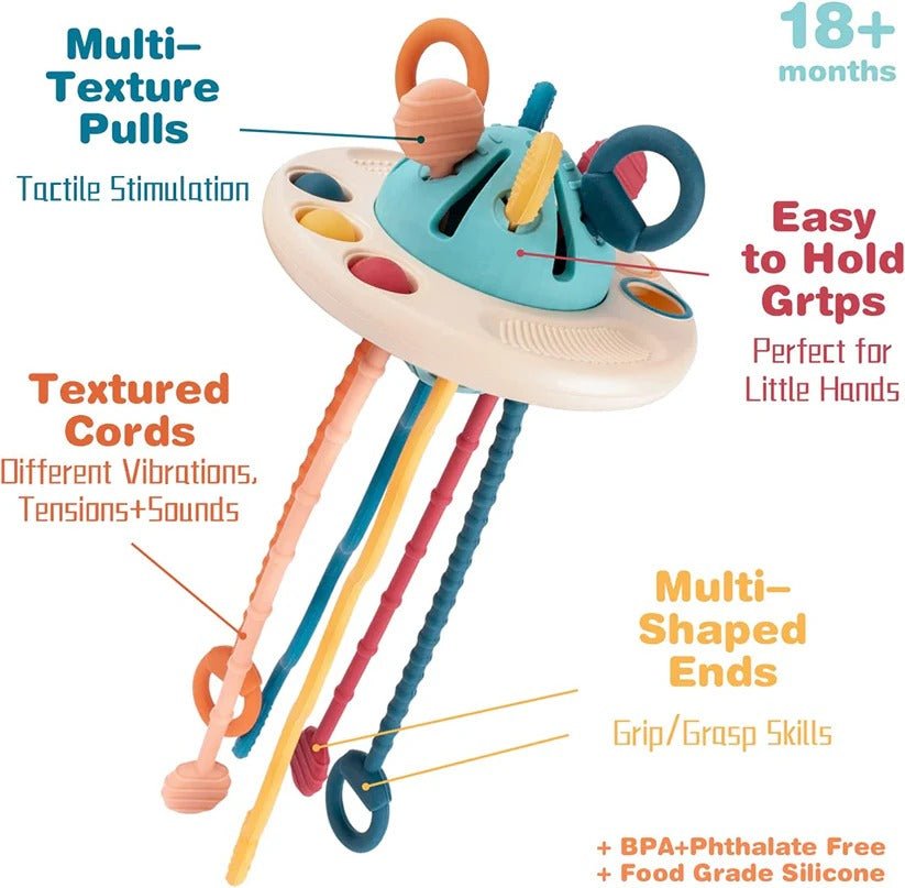 Toddler Portable Silicone Sensory Activity Toy
