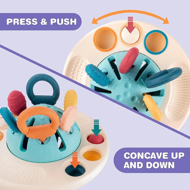 Toddler Portable Silicone Sensory Activity Toy