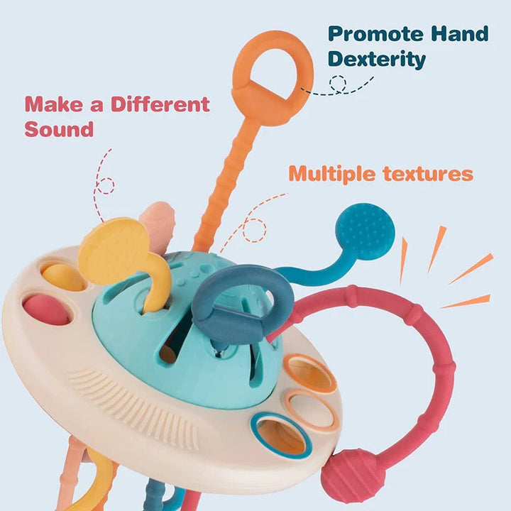 Toddler Portable Silicone Sensory Activity Toy