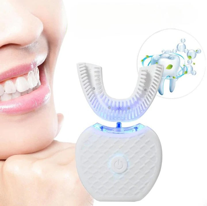 Electric Sonic Dental Cleaner High Frequency Vibrations Deep Cleaning