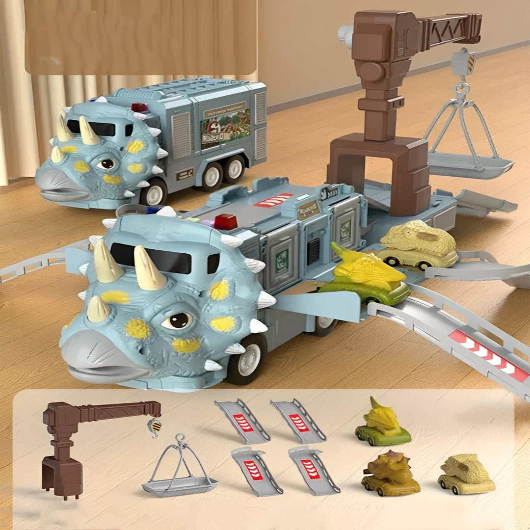 Kids Dinosaur and Truck 2-in-1 Convertible Toy