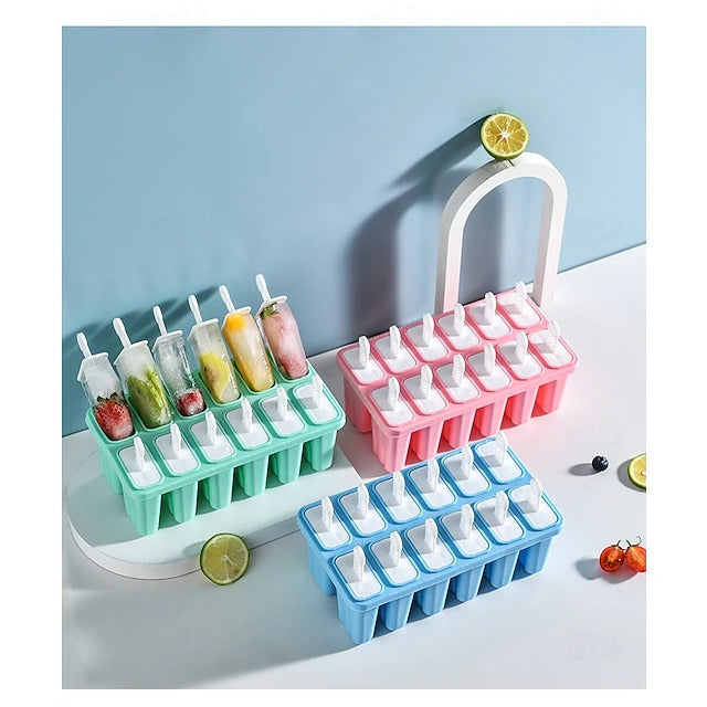 Silicone Ice Pop Mold BPA with Sticks for Homemade Treats