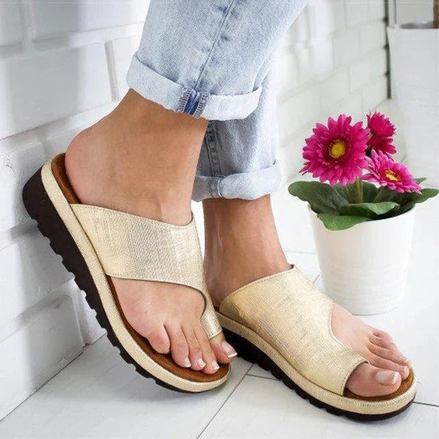 Womens Sandals with Bunion Corrector Support - Lenila