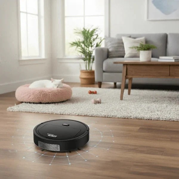 Robot Vacuum Cleaner with Hepa Filter Quiet Cleaning Technology - Lenila