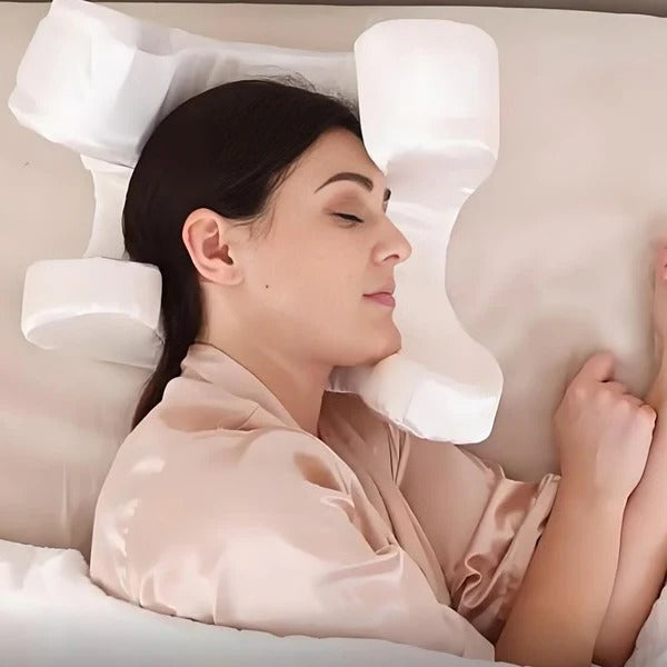 Memory Foam Face Pillow Ergonomic Support Cushion