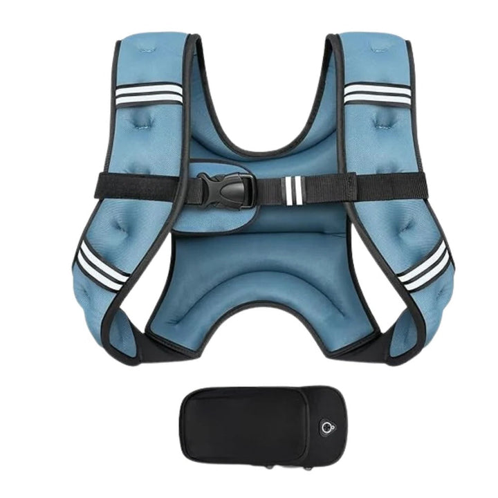 Weight Training Vest Adjustable with Multi Pockets and