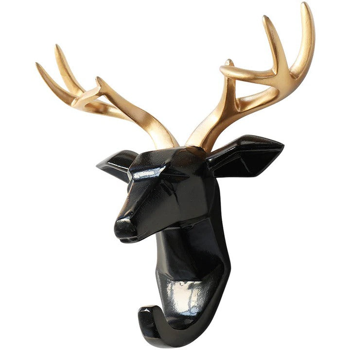 Animal Head Wall Hook Decorative Resin Mount
