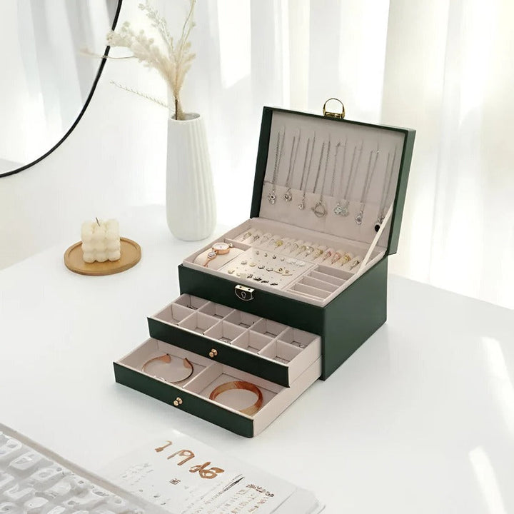 Jewelry Storage Organizer Multilayer Display Case Design