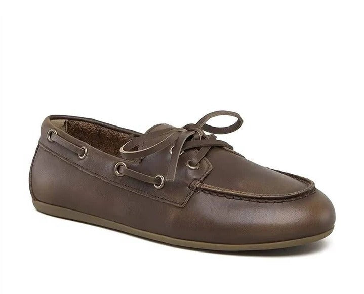 Womens Genuine Leather Moccasins Comfortable Fit