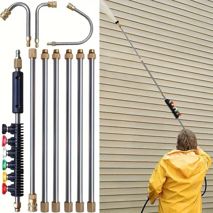 Telescoping High Pressure Washer Wand Set Adjustable Length - Lenila
