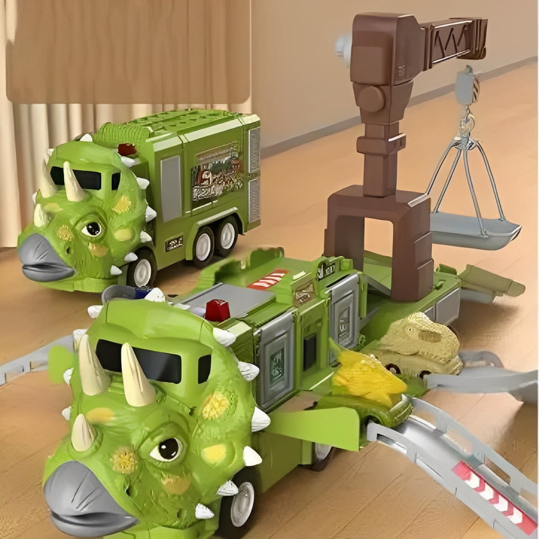 Kids Dinosaur and Truck 2-in-1 Convertible Toy