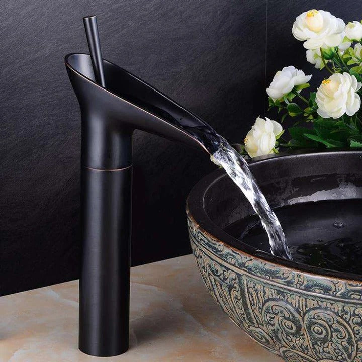 Bathroom Faucet Antique Style Waterfall Design - Lenila