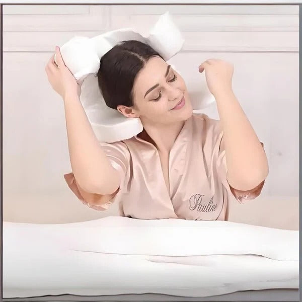 Memory Foam Face Pillow Ergonomic Support Cushion