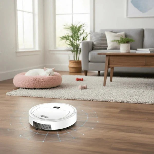Robot Vacuum Cleaner with Hepa Filter Quiet Cleaning Technology