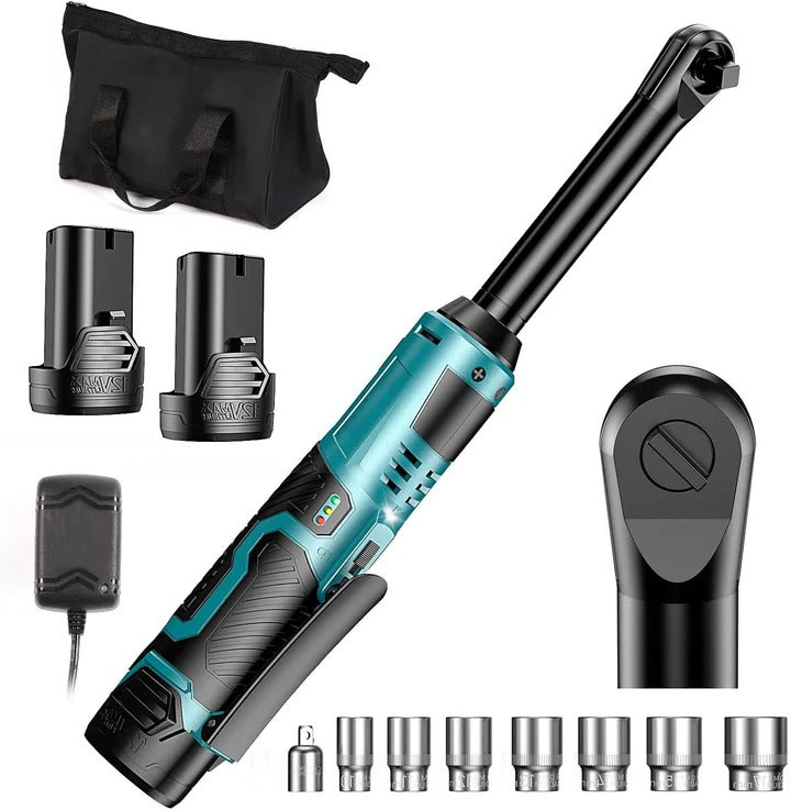 Electric Ratchet Wrench Cordless Power Tool - Lenila