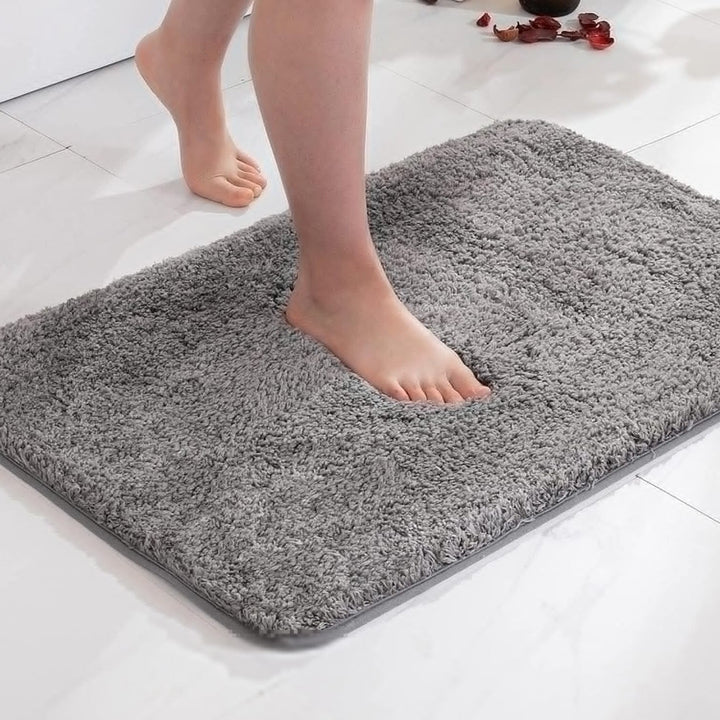 Plush Faux Fur Bath Rug Soft Texture
