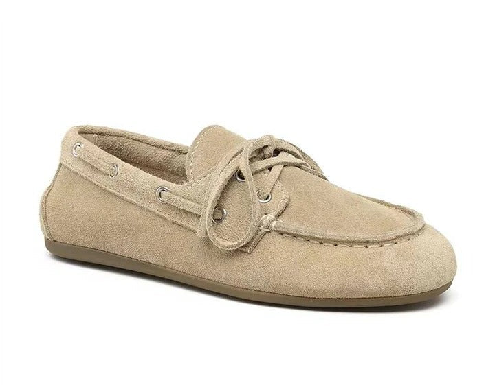 Womens Genuine Leather Moccasins Comfortable Fit
