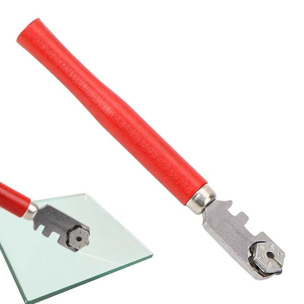 Professional Glass Cutter with Carbide Wheel for Tile and Mirror - Lenila