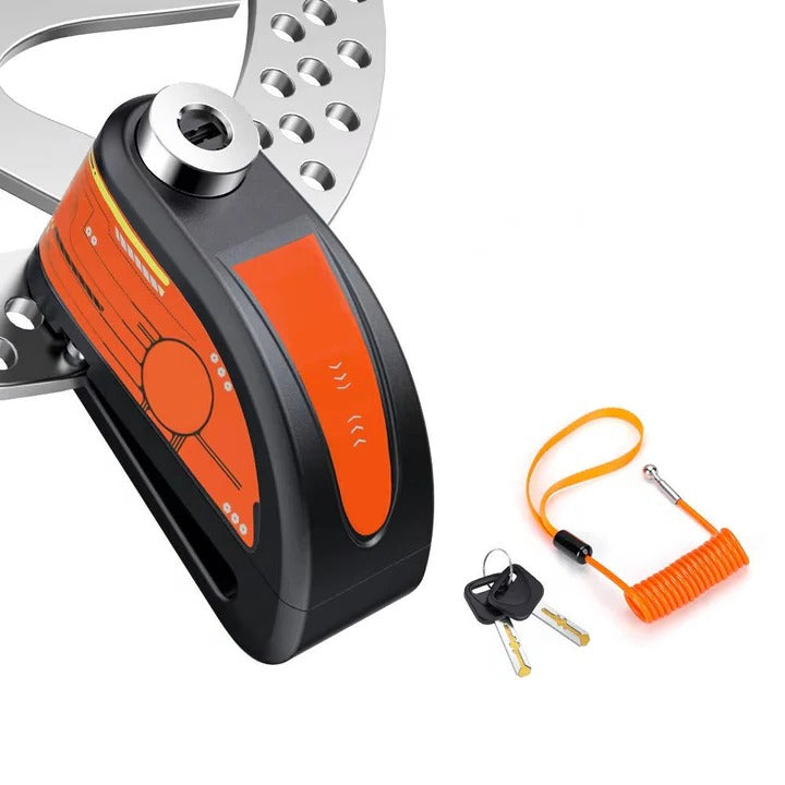 Motorcycle Disc Brake Lock with Motion Alarm Anti-Theft - Lenila