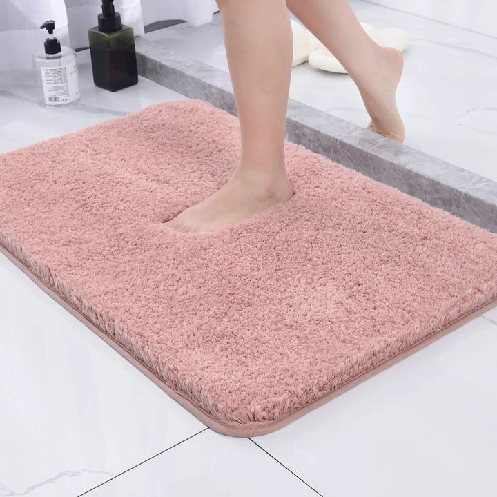 Plush Faux Fur Bath Rug Soft Texture