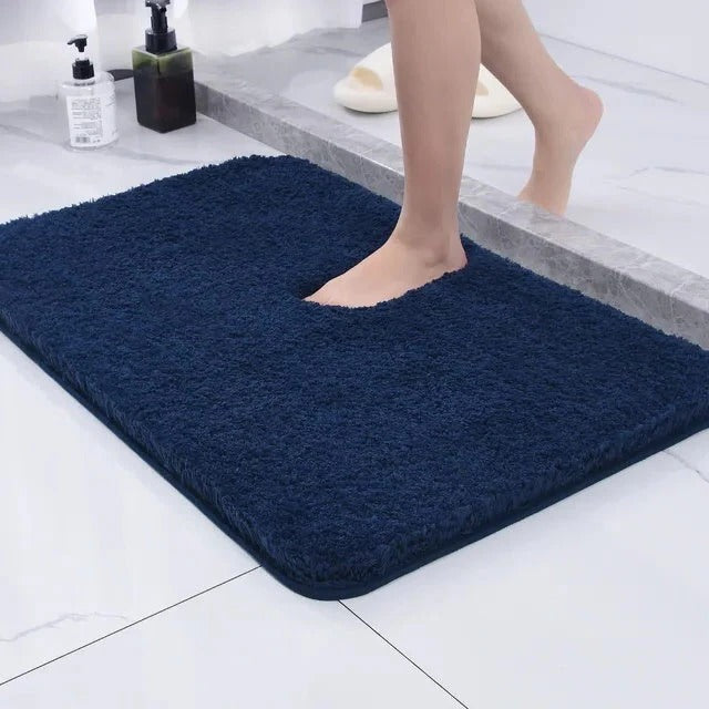 Plush Faux Fur Bath Rug Soft Texture - Lenila