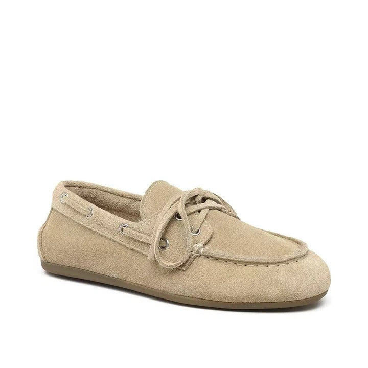 Womens Genuine Leather Moccasins Comfortable Fit