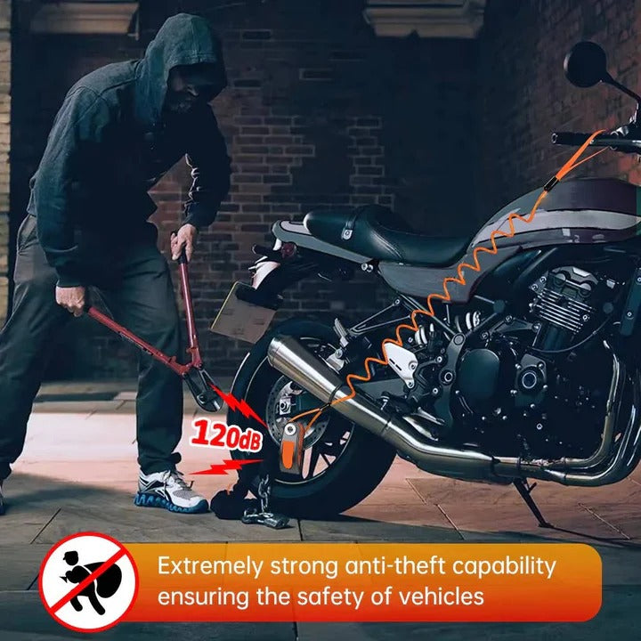 Motorcycle Disc Brake Lock with Motion Alarm Anti-Theft