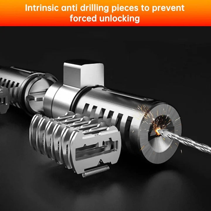 Motorcycle Disc Brake Lock with Motion Alarm Anti-Theft