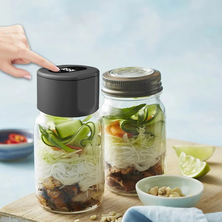 Vacuum-Sealed Glass Jars Easy to Use