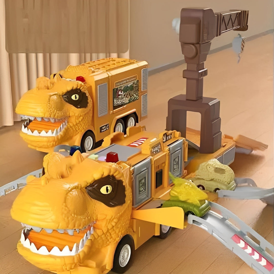 Kids Dinosaur and Truck 2-in-1 Convertible Toy