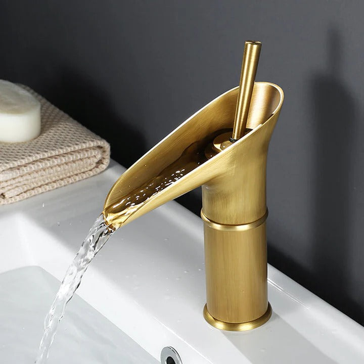 Bathroom Faucet Antique Style Waterfall Design