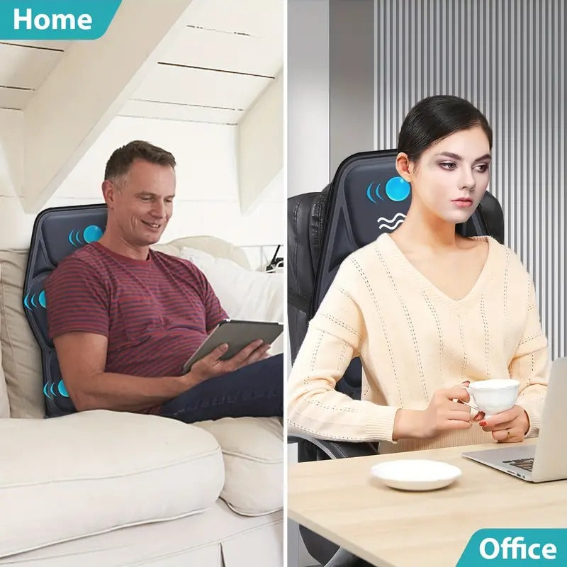 Heated Back Massager Full Coverage Design