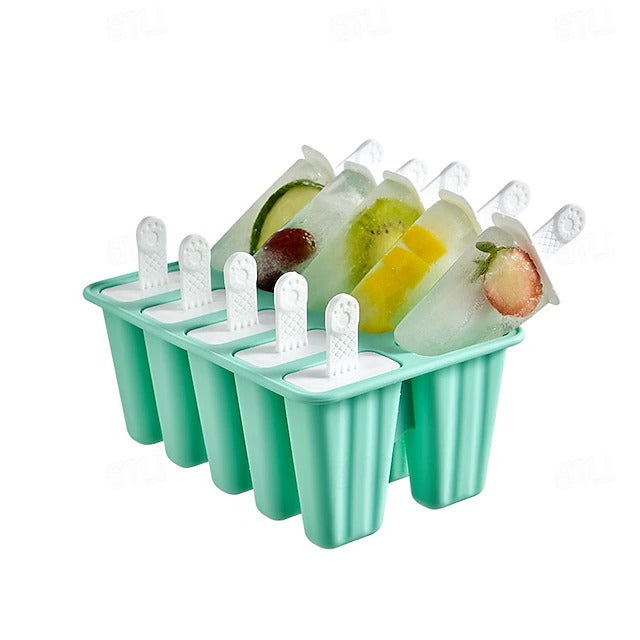 Silicone Ice Pop Mold BPA with Sticks for Homemade Treats