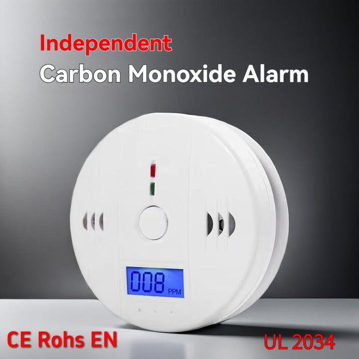 Dual Sensor Carbon Monoxide and Smoke Detection Alarm Battery Operated