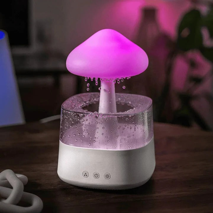 Cool Mist Humidifier with Mushroom Design - Lenila