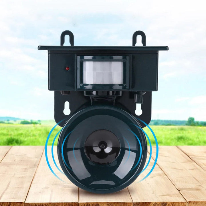 Solar Powered Bird Repeller Motion Sensor Adjustable Sound