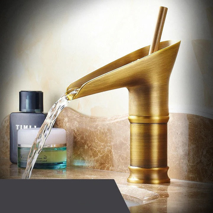 Bathroom Faucet Antique Style Waterfall Design