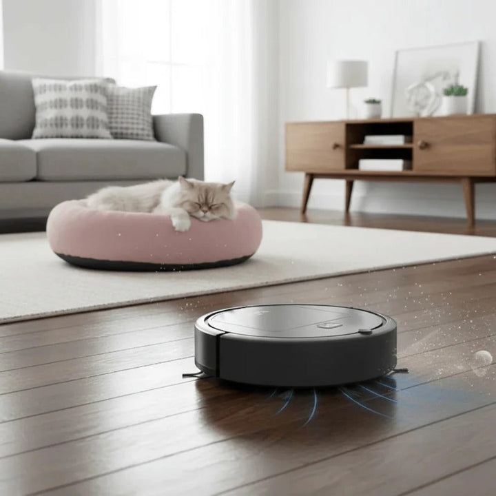 Robot Vacuum Cleaner with Hepa Filter Quiet Cleaning Technology