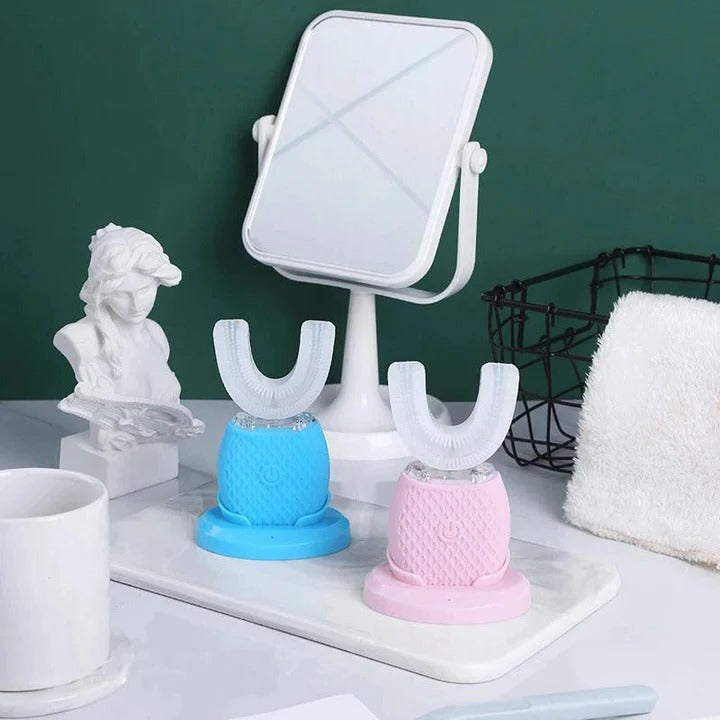 Electric Sonic Dental Cleaner High Frequency Vibrations Deep Cleaning