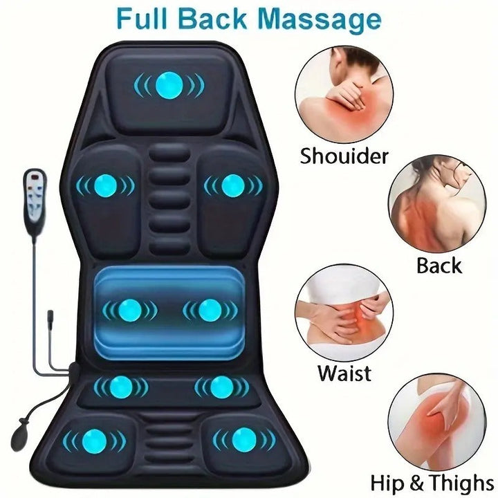 Heated Back Massager Full Coverage Design
